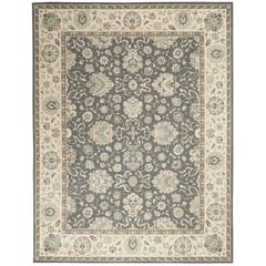 Rectangle Farmhouse Machine Made Area Rug