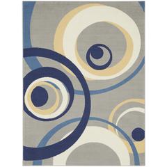 Mid-Century Modern Rectangle Area Rug, 5' x 7'