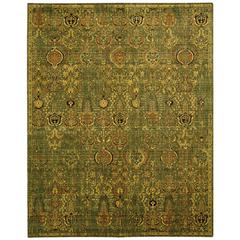 Timeless Green Gold Area Rug