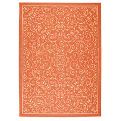 Home & Garden Area Rug, Orange, 10' x 13'