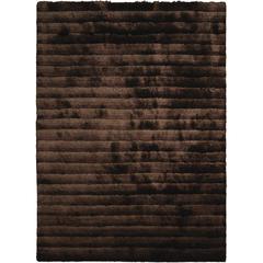 Urban Safari Mahogany Shag Area Rug