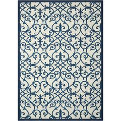 Home & Garden Area Rug, Blue, 4'4" x 6'3"
