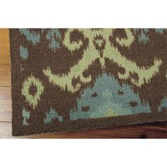 Vista Rectangle Rug By, Chocolate, 5' X 7'