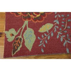Vista Rectangle Rug By, Brick, 5' X 7'