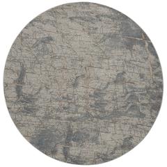 Modern Round Area Rug, 5' x Round