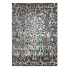 Karma Area Rug, Blue, 3'9" x 5'9"