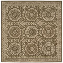 Versailles Palace Square Rug By, Mocha, 8' X 8'