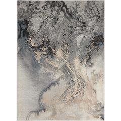 Maxell Area Rug, Grey, 6' x 9'