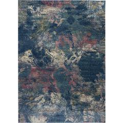 Fusion Area Rug, Blue Multicolor, 7'10" x 10'6"