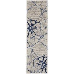 Modern Runner Area Rug, 7' Runner