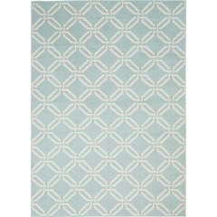 Coastal, Nautical & Beach Rectangle Area Rug, 6' x 9'