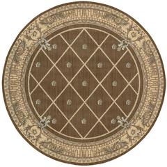 Ashton House Area Rug, Mink, 5'6" x ROUND
