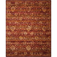 Rhapsody Area Rug, Sienna/Gold, 8'6" x 11'6"