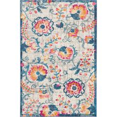 Bohemian Rectangle Area Rug, 4' x 6'