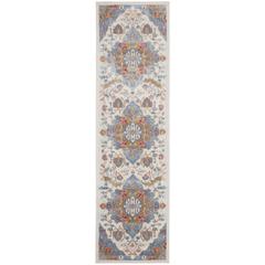 Transitional Runner Area Rug, 8' Runner