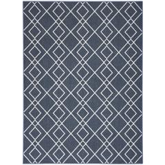 Nourison Modern Lines 5' x 7' Denim Area Rug