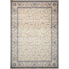 Nourison Somerset Ivory Blue Area Rug
