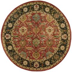 Jaipur Area Rug, Brick, 8' x ROUND