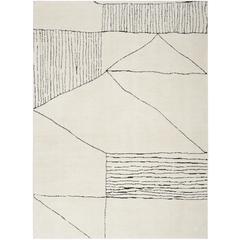 Scandinavian Rectangle Area Rug, 5' x 7'
