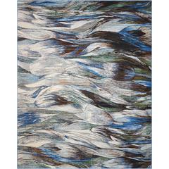 Modern Rectangle Area Rug, 9' x 12'
