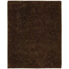 Nourison Zen Espresso Shag Area Rug