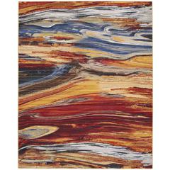 Modern Rectangle Area Rug, 8' x 10'
