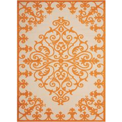 Aloha Area Rug, Orange, 7'10" x 10'6"