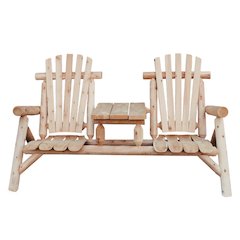 Cedar Log Tete-A-Tete