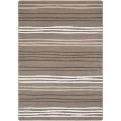 Kid Essentials All Lined Up 7'8" x 10'9" Area Rug in Color Neutral