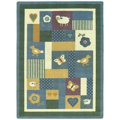 Kid Essentials Baby Love 5'4" x 7'8" Area Rug in Color Soft