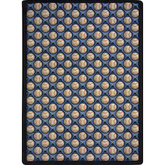 Games People Play Bases Loaded 5'4" x 7'8" Area Rug in Color Clear Skies