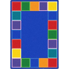 Kid Essentials Color Tones 7'8" x 10'9" Area Rug in Color Multi