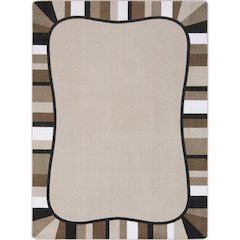 Kid Essentials Colorful Accents 7'8" x 10'9" Area Rug in Color Neutral