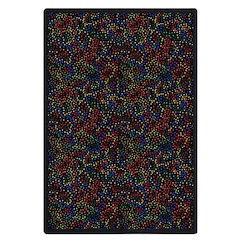 Kaleidoscope Dots Aglow 5'4" x 7'8" Area Rug in Color Multi
