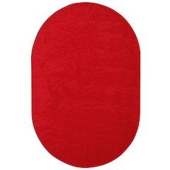 Kid Essentials Endurance 12' x 7'6" Oval Area Rug in Color Red