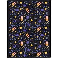 Any Day Matinee Feature Film 5'4" x 7'8" Area Rug in Color Charcoal