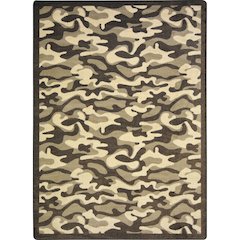 Kaleidoscope Funky Camo 5'4" x 7'8" Area Rug in Color Desert