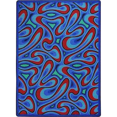 Kaleidoscope Groovy 7'8" x 10'9" Area Rug in Color Multi