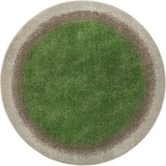 Kid Essentials Grounded 5'4" Round Area Rug in Color Meadow