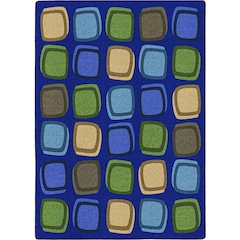 Kid Essentials Harmony Blocks 10'9" x 13'2" Area Rug in Color Multi