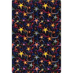 Neon Lights Have A Blast 6' x 6' Area Rug in Color Fluorescent