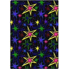 Neon Lights Kapow 6' x 6' Area Rug in Color Fluorescent