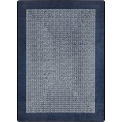 Kid Essentials Like Home 5'4" x 7'8" Area Rug in Color Navy