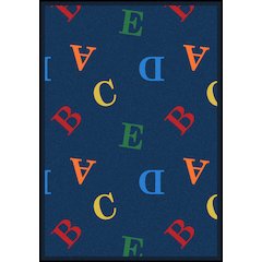 Playful Patterns Love Letters 7'8" x 10'9" Area Rug in Color Rainbow