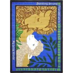 Kid Essentials My Little World 5'4" x 7'8" Area Rug in Color Multi