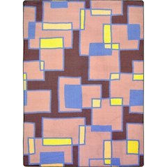Kid Essentials Outside the Box 5'4" x 7'8" Area Rug in Color Grape