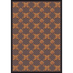 Any Day Matinee Queen Anne 5'4" x 7'8" Area Rug in Color Brown