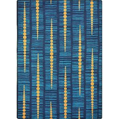 Kid Essentials Recoil 5'4" x 7'8" Area Rug in Color Blue