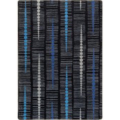 Kid Essentials Recoil 5'4" x 7'8" Area Rug in Color Sapphire