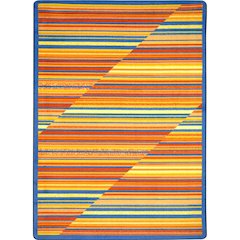 Kid Essentials Rhythm 5'4" x 7'8" Area Rug in Color Sunset
